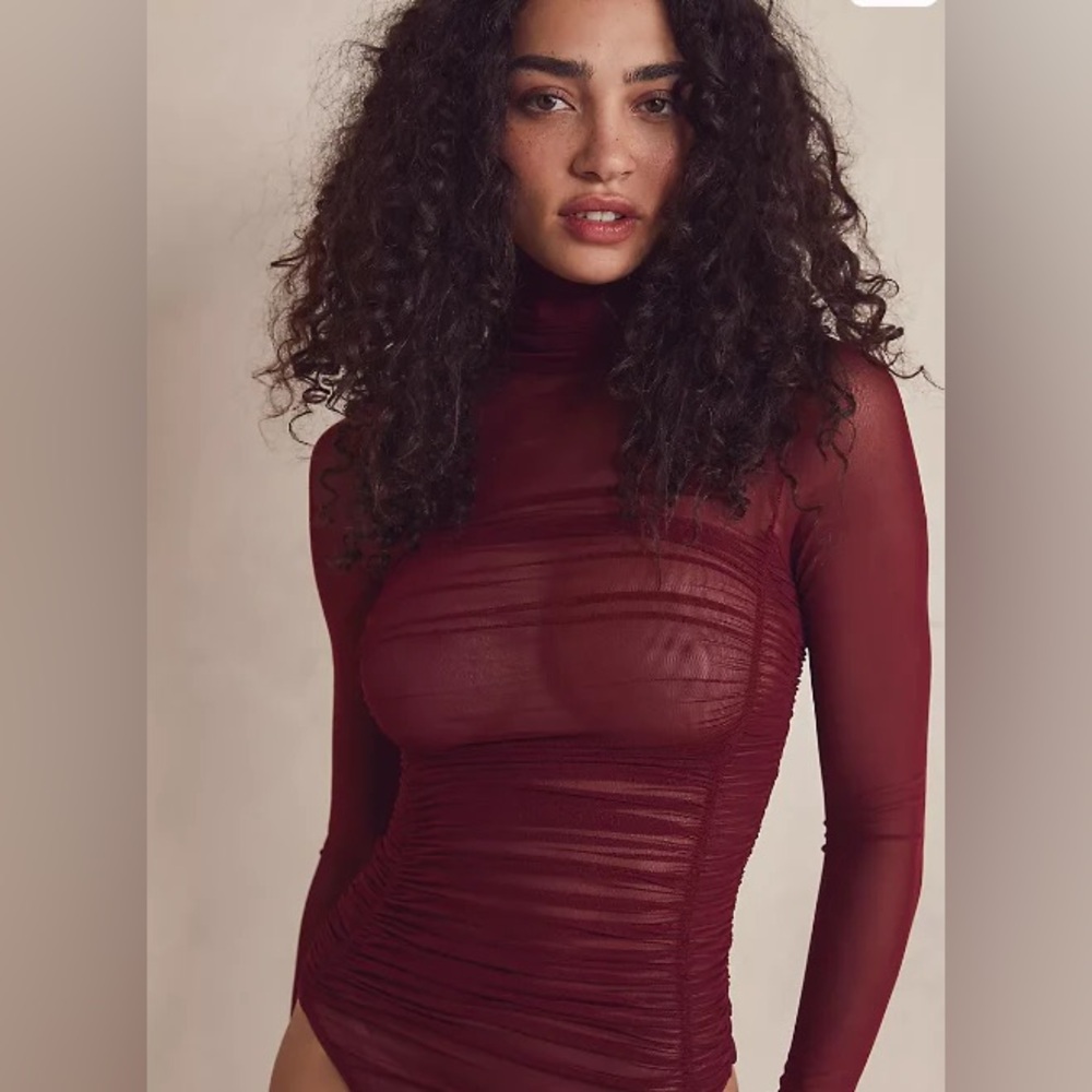 Free People Mesh Under it All Bodysuit